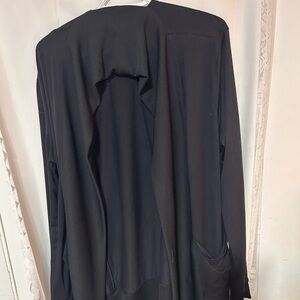 Balance Collection Black Cardigan size medium -hole for head to go through